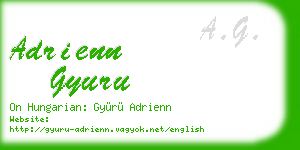 adrienn gyuru business card